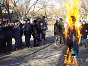 Сжигаем масленицу